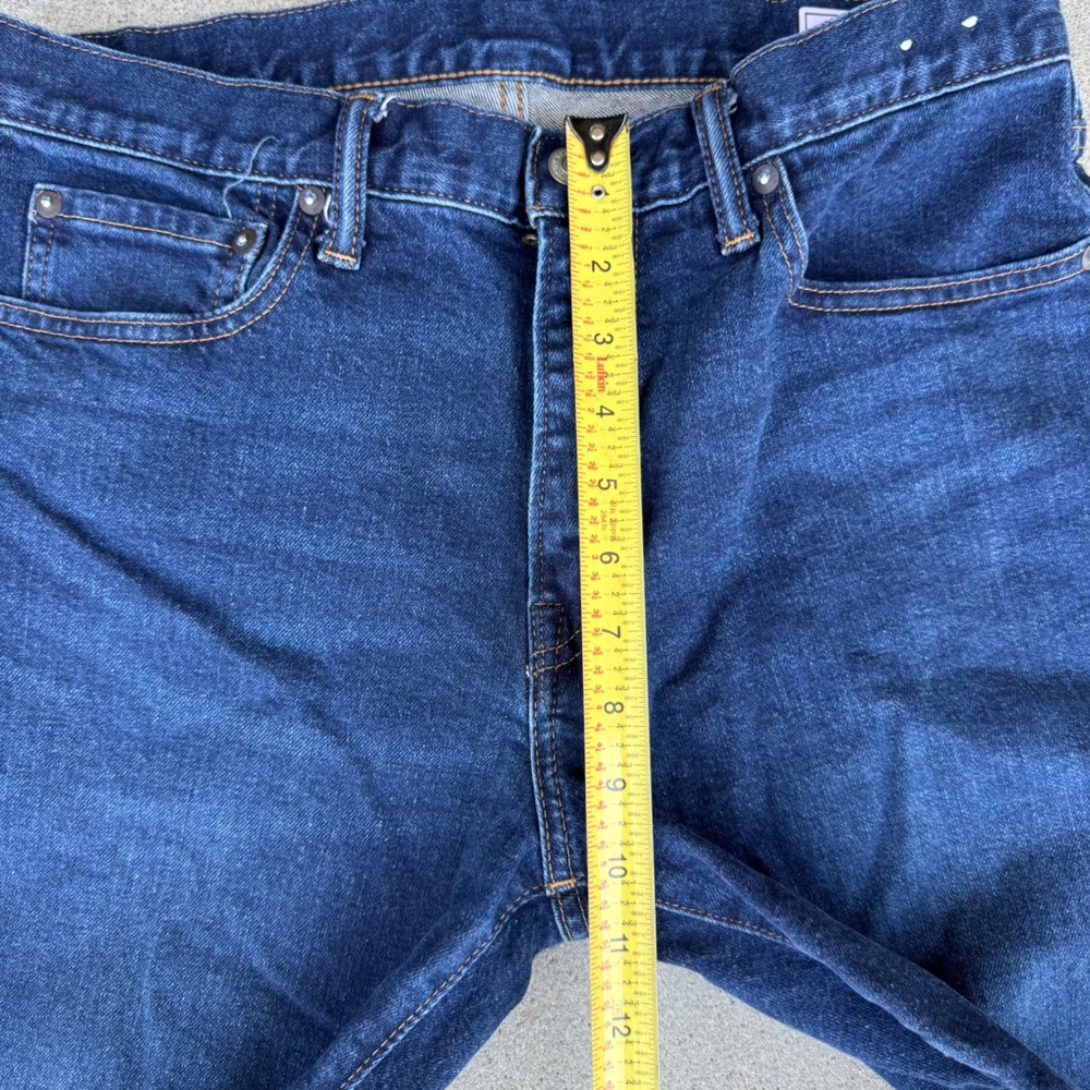 Gap Straight Gapflex Jeans Mens 31x30 Dark Wash Blue Denim Pants - Picture 8 of 10